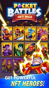 Pocket Battles: NFT War MOD (Sát Thương, Chống Chịu) APK