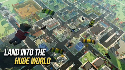 Tham gia cuộc chiến bắn súng với bối cảnh khối hộp